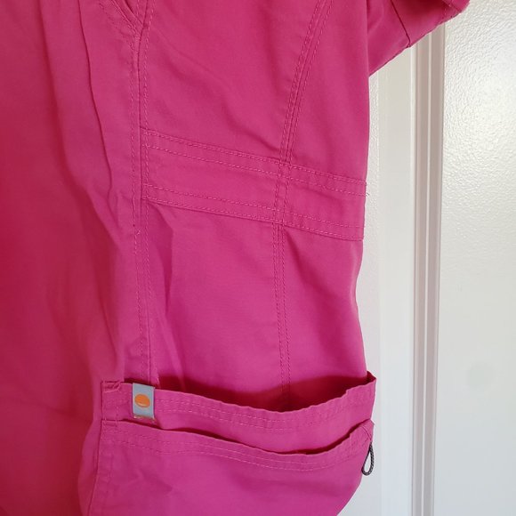 Pink Code Happy scrub top - Picture 3 of 6